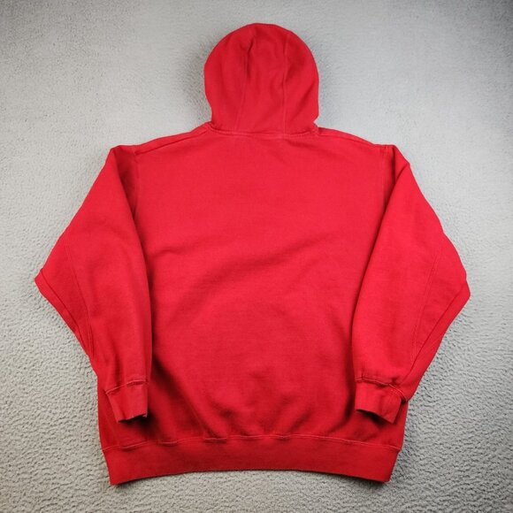 MLB Majestic Pocket Jumper St Louis Cardinals Sweatshirt Hoodie Mens Large Red - Picture 2 of 8